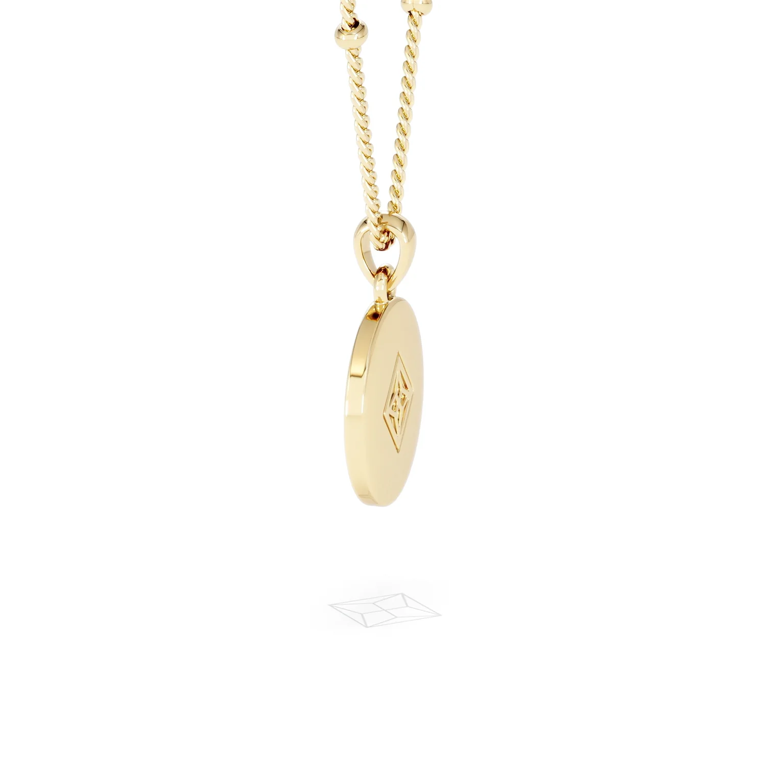 Astrology Capricorn 0.07ct Lab Grown Diamond Medallion Pendant Necklace in 18K Gold Vermeil - Image 64