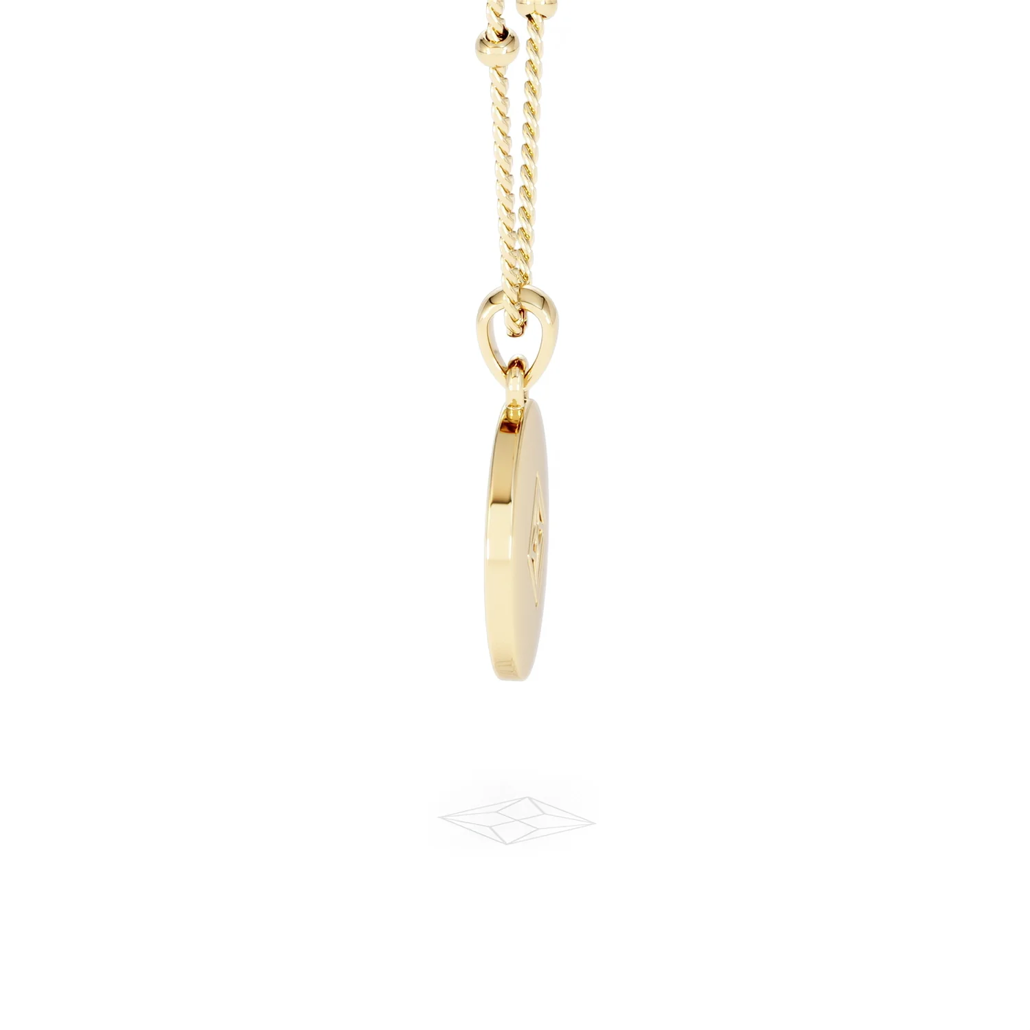 Astrology Capricorn 0.07ct Lab Grown Diamond Medallion Pendant Necklace in 18K Gold Vermeil - Image 66