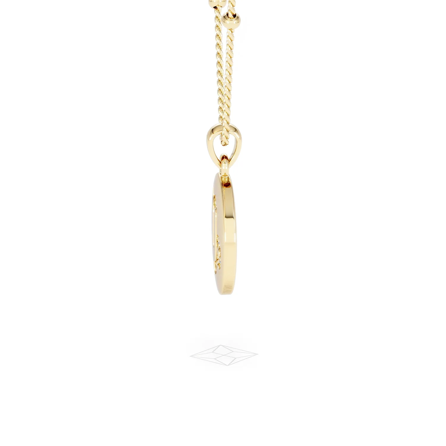 Astrology Capricorn 0.07ct Lab Grown Diamond Medallion Pendant Necklace in 18K Gold Vermeil - Image 69