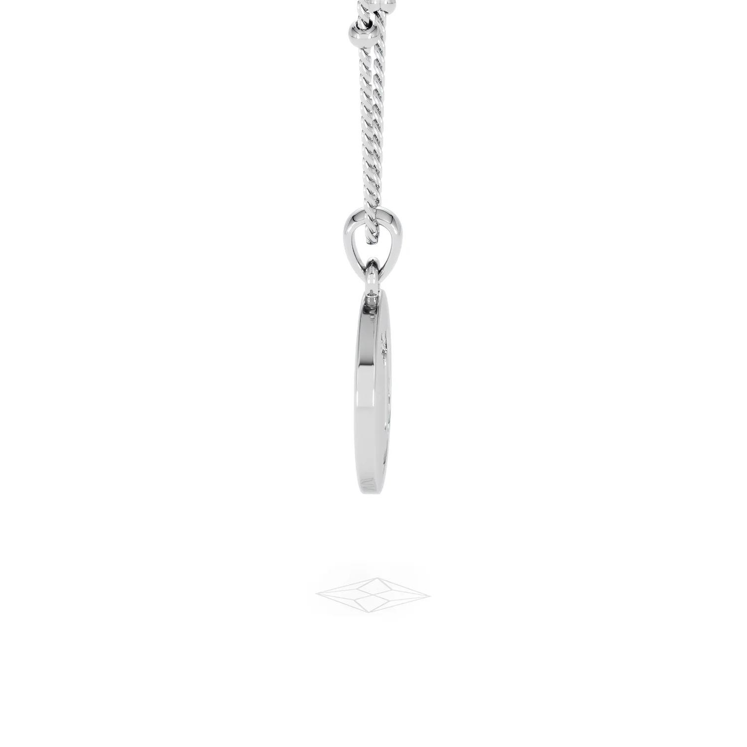 Astrology Capricorn 0.07ct Lab Grown Diamond Medallion Pendant Necklace in Sterling Silver - Image 27