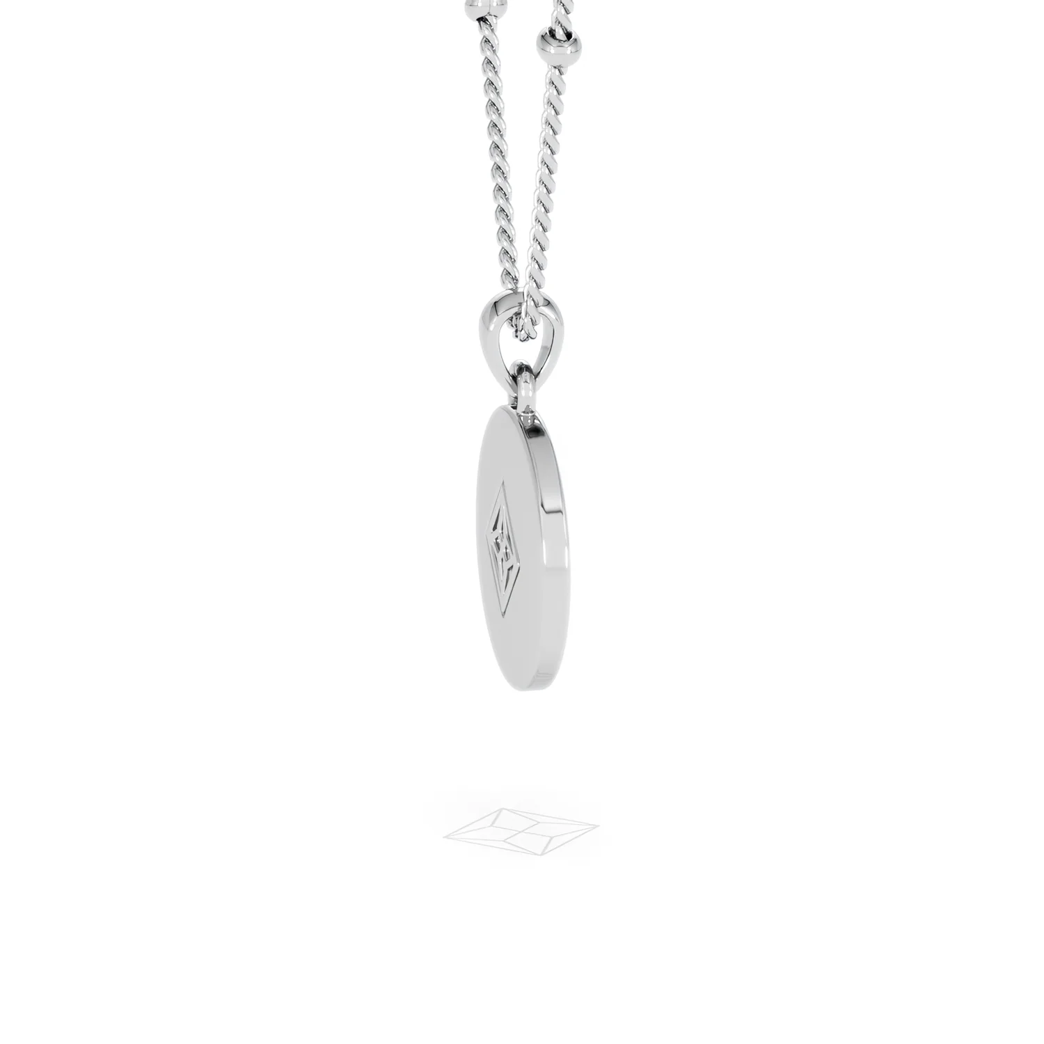 Astrology Capricorn 0.07ct Lab Grown Diamond Medallion Pendant Necklace in Sterling Silver - Image 31