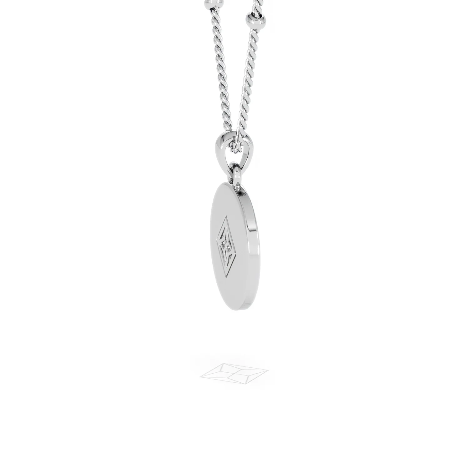 Astrology Capricorn 0.07ct Lab Grown Diamond Medallion Pendant Necklace in Sterling Silver - Image 32