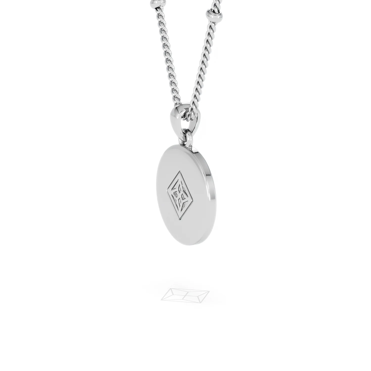 Astrology Capricorn 0.07ct Lab Grown Diamond Medallion Pendant Necklace in Sterling Silver - Image 35