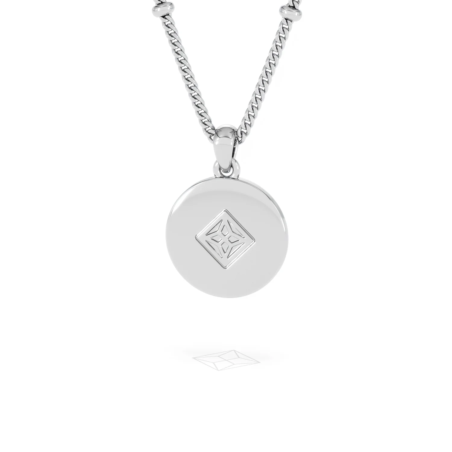 Astrology Capricorn 0.07ct Lab Grown Diamond Medallion Pendant Necklace in Sterling Silver - Image 45