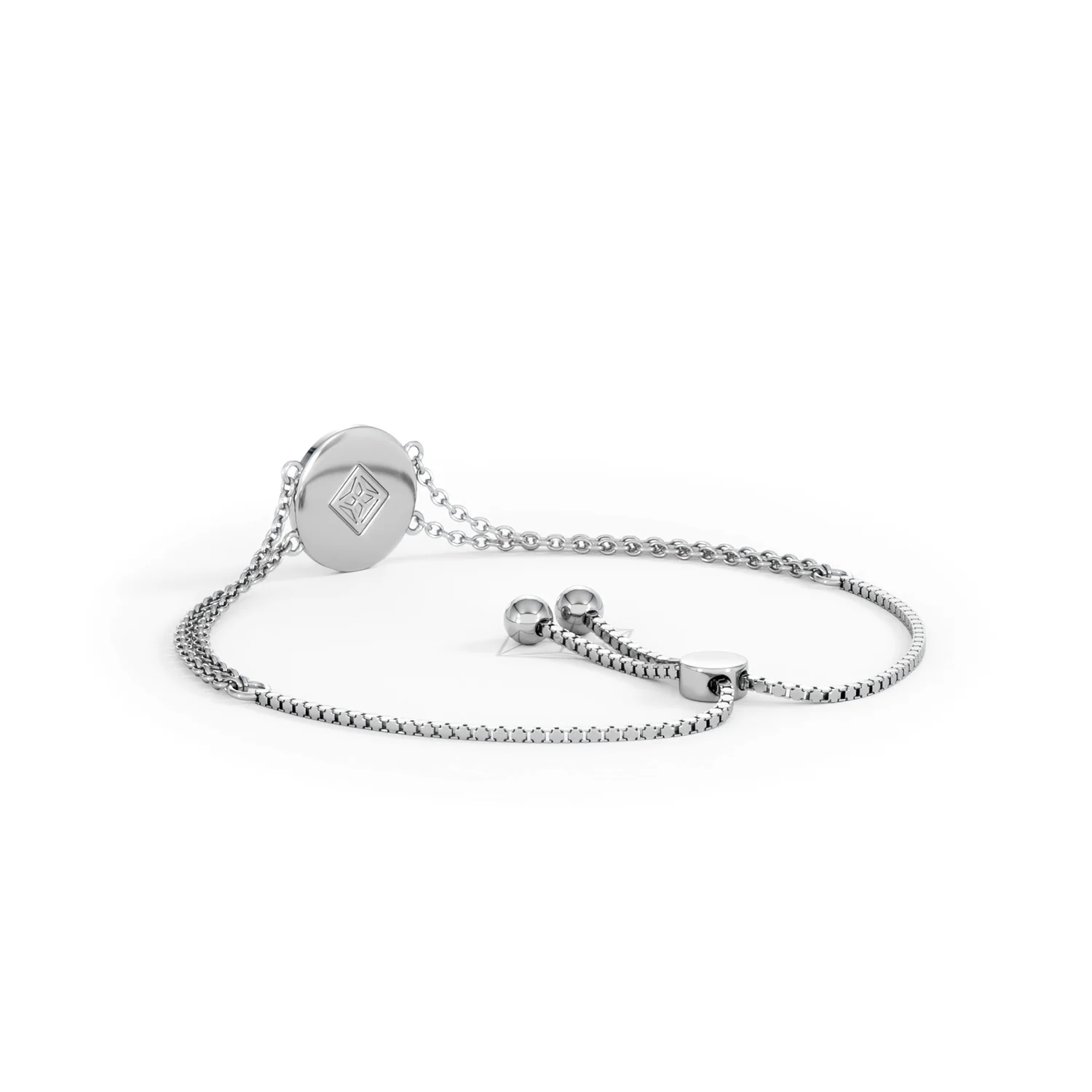 Astrology Gemini 0.07ct Lab Grown Diamond Adjustable Medallion Bracelet Sterling Silver - Image 57