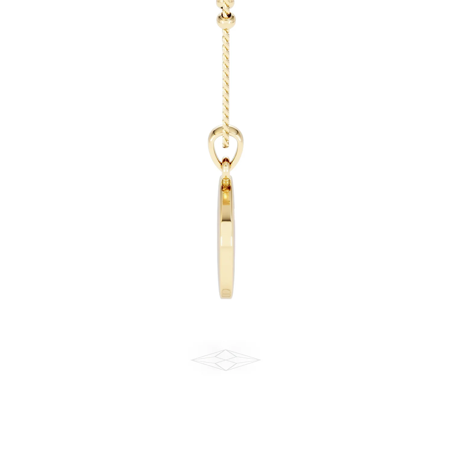Astrology Gemini 0.07ct Lab Grown Diamond Medallion Pendant Necklace in 18K Gold Vermeil - Image 29
