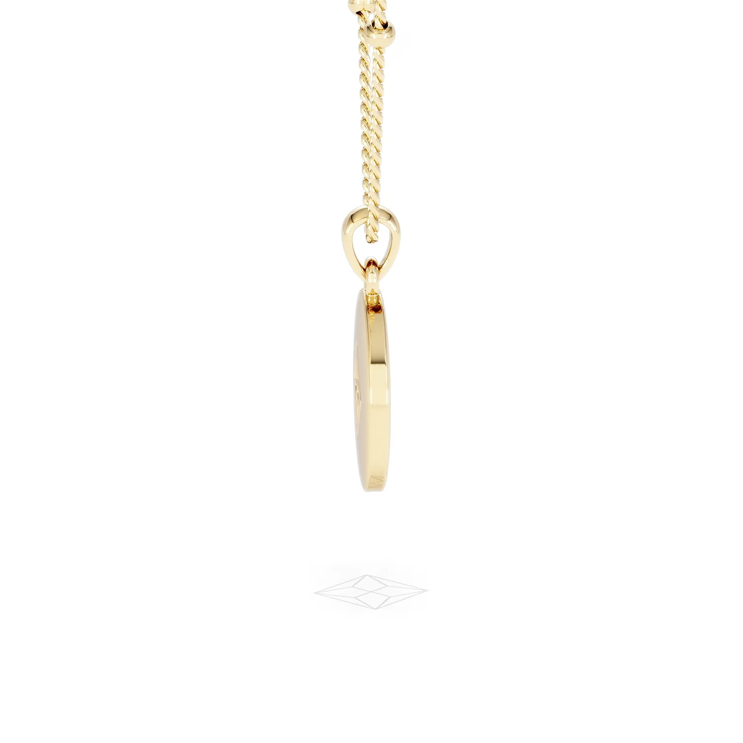 Astrology Gemini 0.07ct Lab Grown Diamond Medallion Pendant Necklace in 18K Gold Vermeil - Image 30
