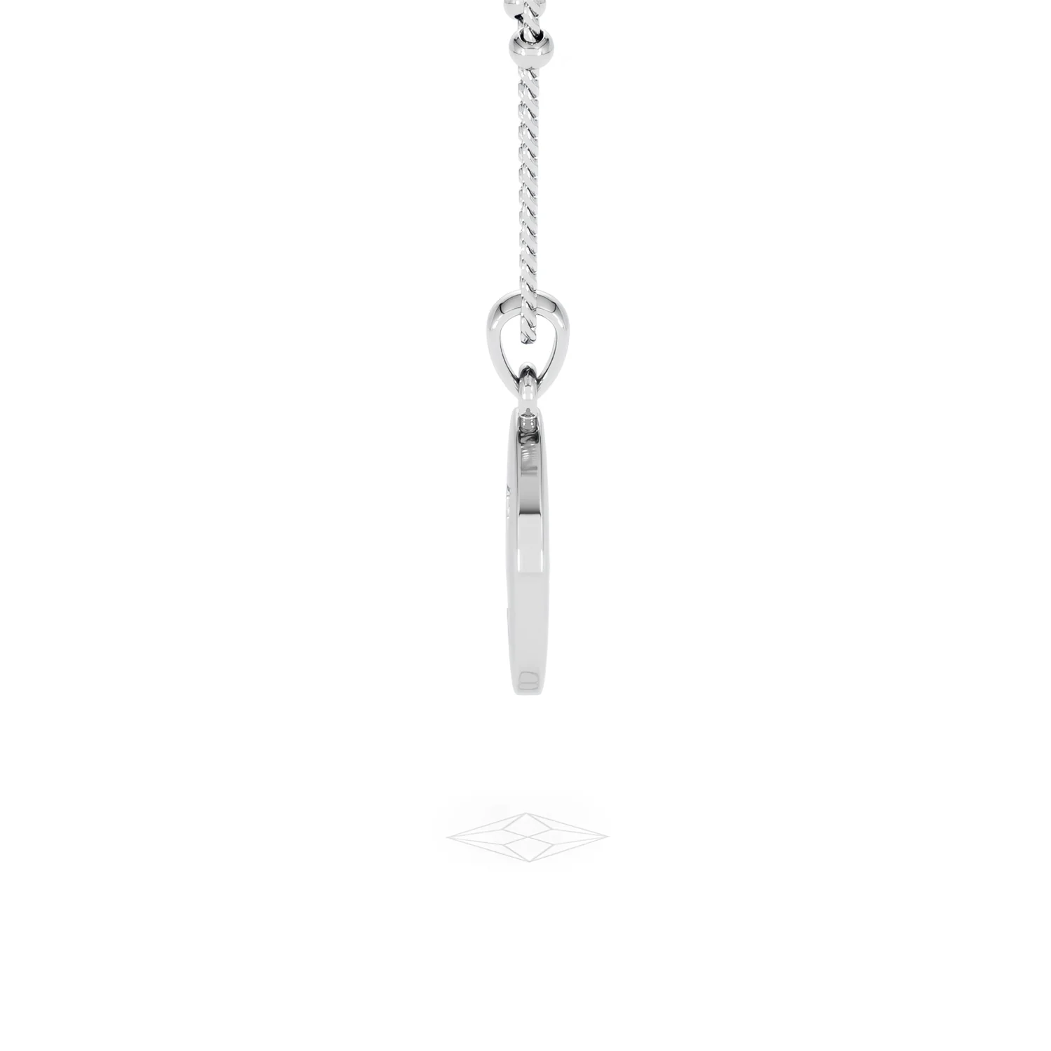 Astrology Gemini 0.07ct Lab Grown Diamond Medallion Pendant Necklace in Sterling Silver - Image 69