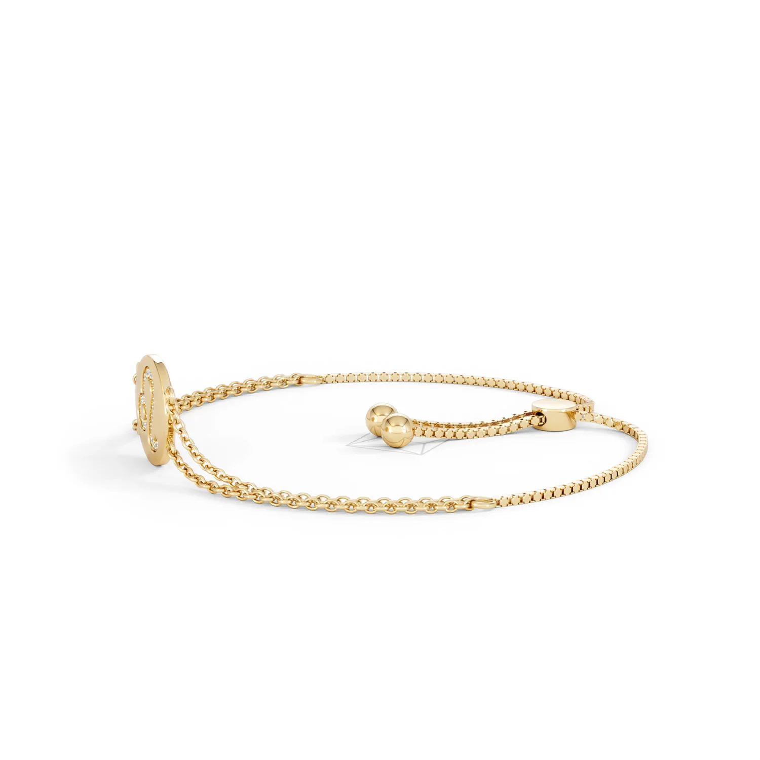 Astrology Leo 0.07ct Lab Grown Diamond AAdjustable Medallion Bracelet 18K Gold Vermeil - Image 73