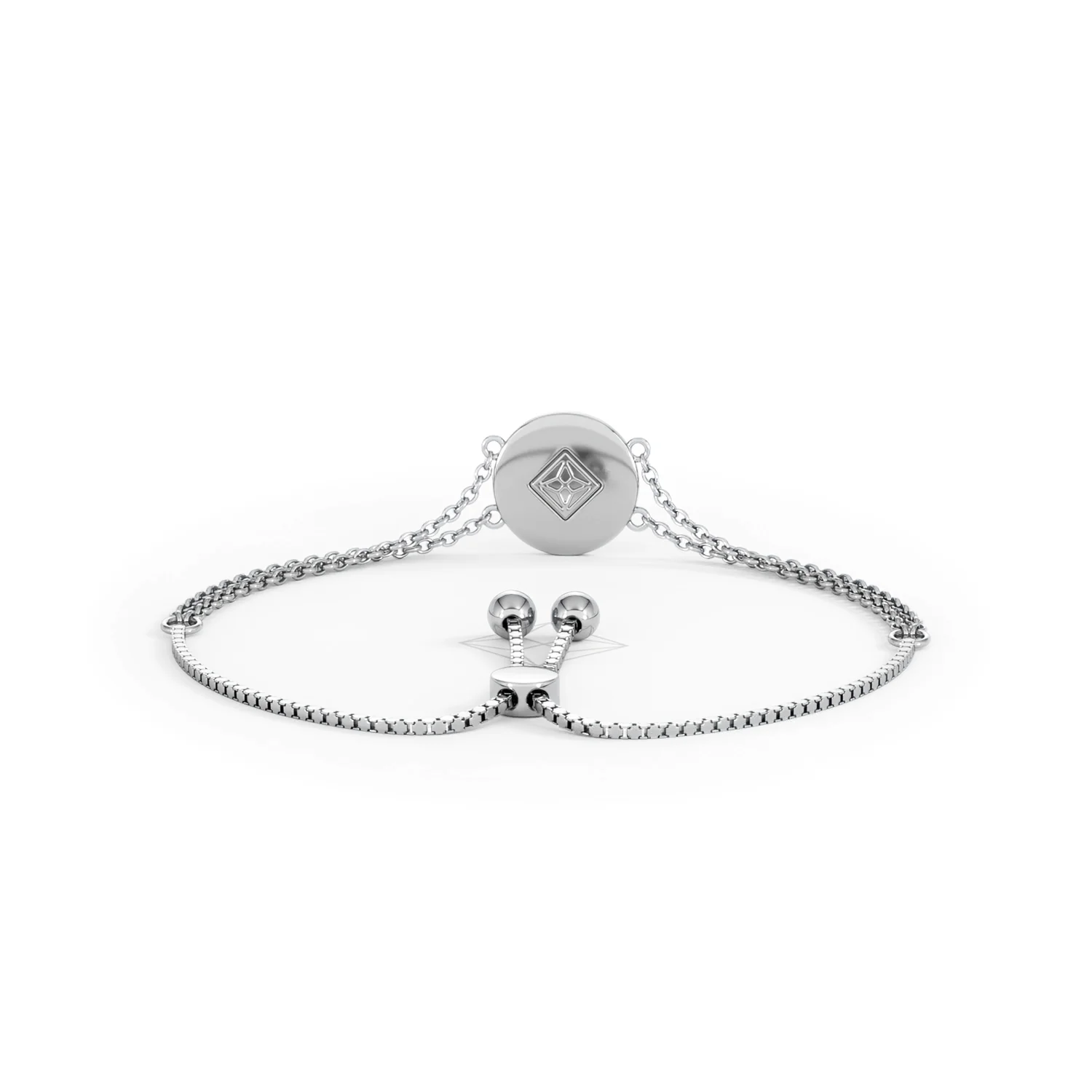 Astrology Leo 0.07ct Lab Grown Diamond Adjustable Medallion Bracelet Sterling Silver - Image 48