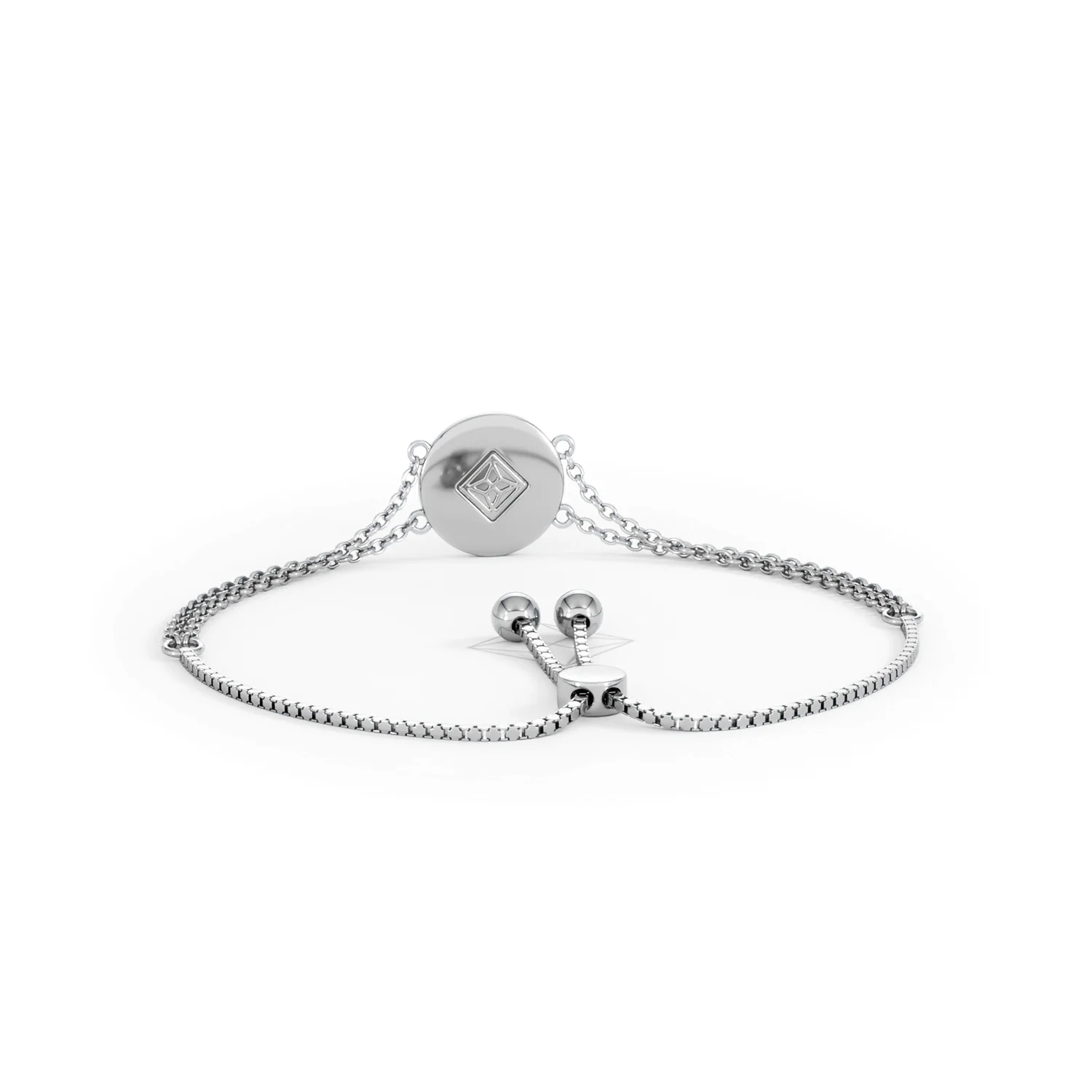 Astrology Leo 0.07ct Lab Grown Diamond Adjustable Medallion Bracelet Sterling Silver - Image 51