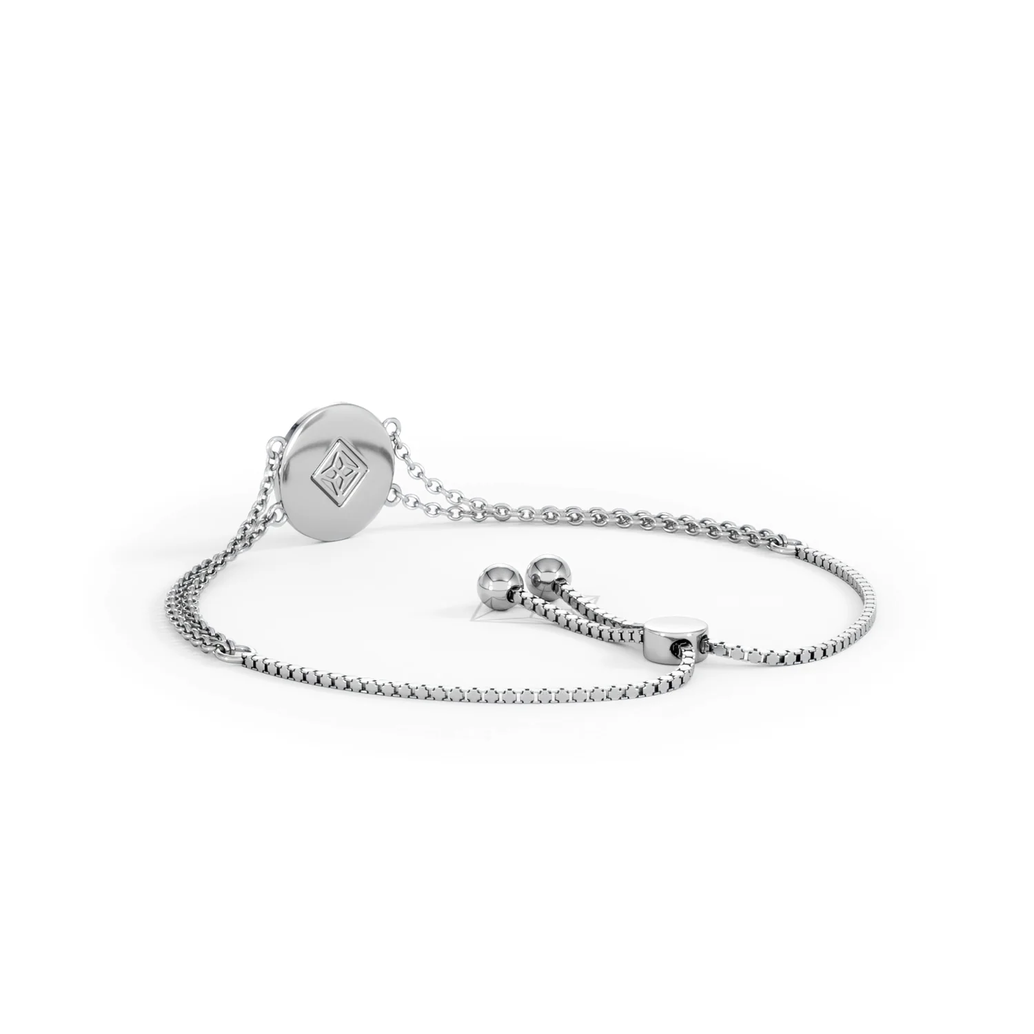 Astrology Leo 0.07ct Lab Grown Diamond Adjustable Medallion Bracelet Sterling Silver - Image 57