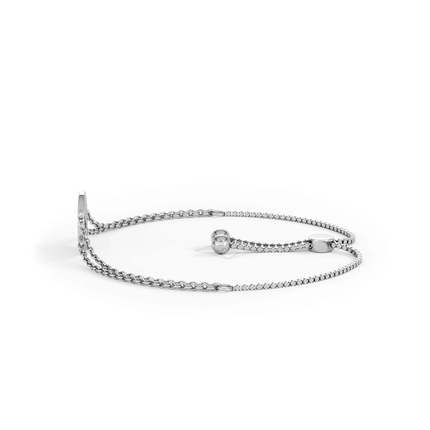 Astrology Leo 0.07ct Lab Grown Diamond Adjustable Medallion Bracelet Sterling Silver - Image 69