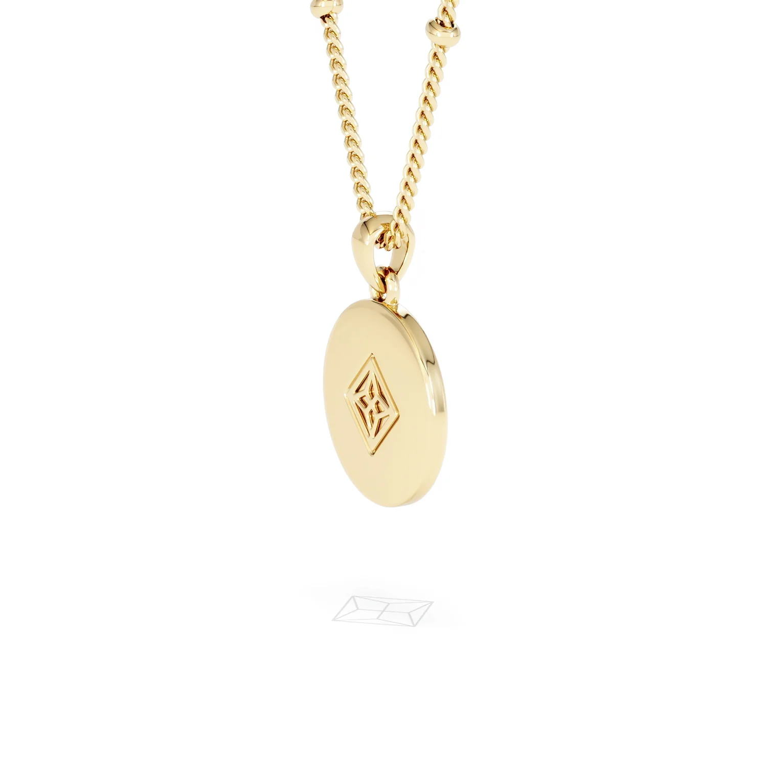 Astrology Leo 0.07ct Lab Grown Diamond Medallion Pendant Necklace in 18K Gold Vermeil - Image 36