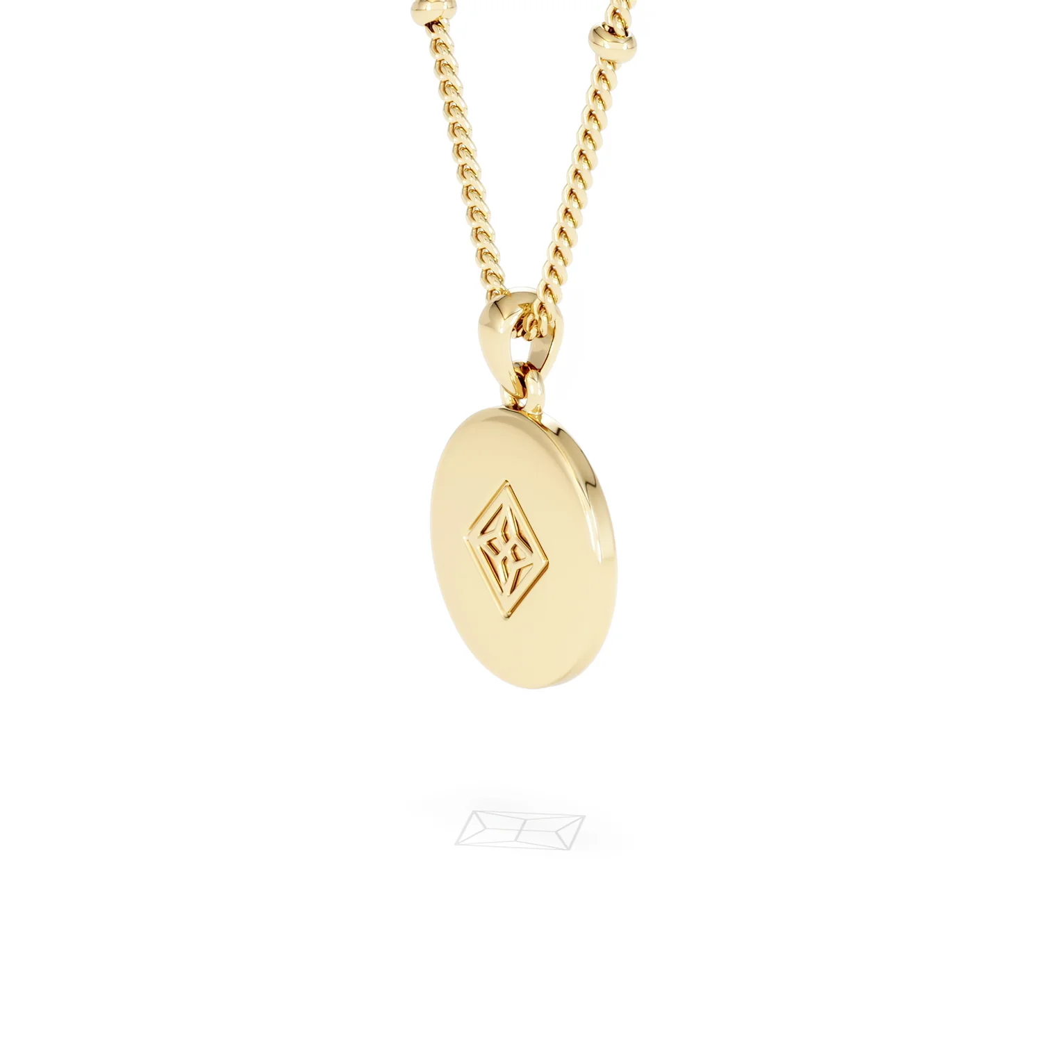 Astrology Leo 0.07ct Lab Grown Diamond Medallion Pendant Necklace in 18K Gold Vermeil - Image 37