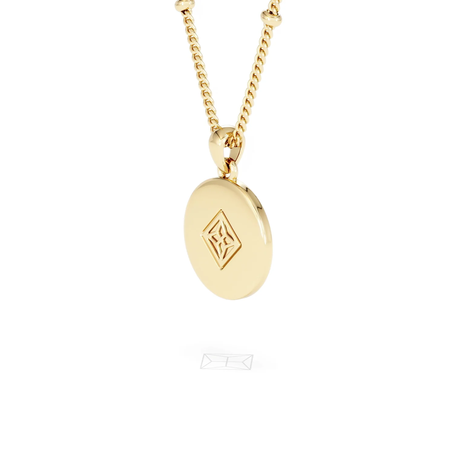 Astrology Leo 0.07ct Lab Grown Diamond Medallion Pendant Necklace in 18K Gold Vermeil - Image 38