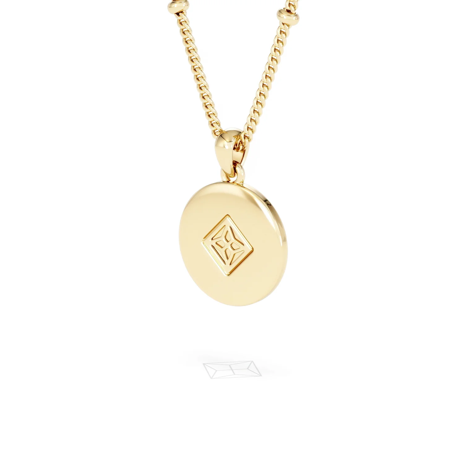 Astrology Leo 0.07ct Lab Grown Diamond Medallion Pendant Necklace in 18K Gold Vermeil - Image 41