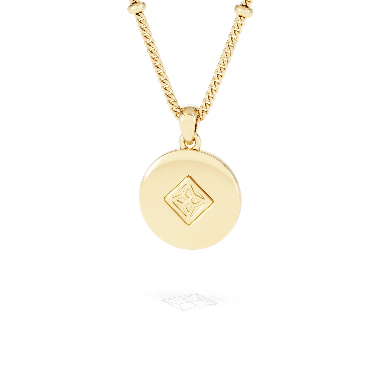 Astrology Leo 0.07ct Lab Grown Diamond Medallion Pendant Necklace in 18K Gold Vermeil - Image 46