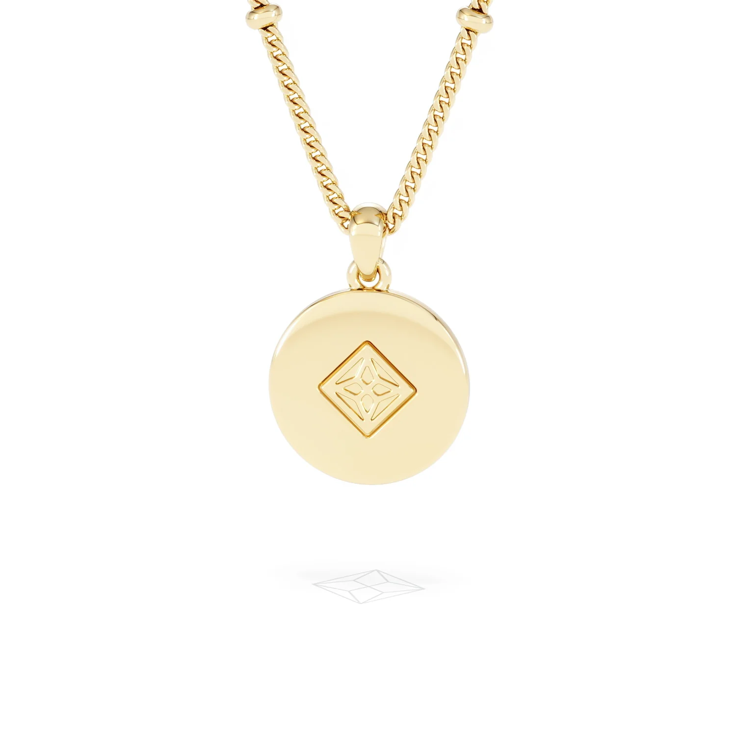 Astrology Leo 0.07ct Lab Grown Diamond Medallion Pendant Necklace in 18K Gold Vermeil - Image 47
