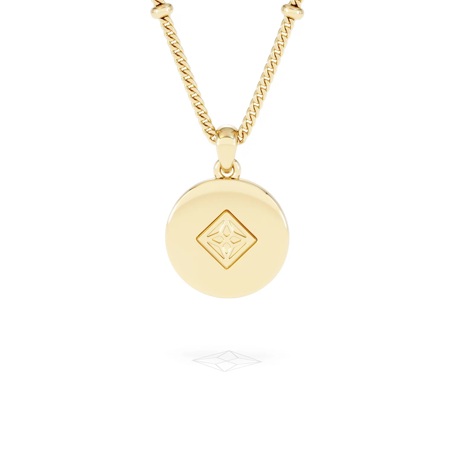 Astrology Leo 0.07ct Lab Grown Diamond Medallion Pendant Necklace in 18K Gold Vermeil - Image 48