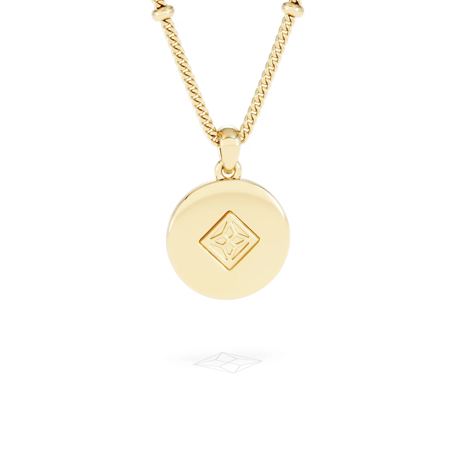 Astrology Leo 0.07ct Lab Grown Diamond Medallion Pendant Necklace in 18K Gold Vermeil - Image 51
