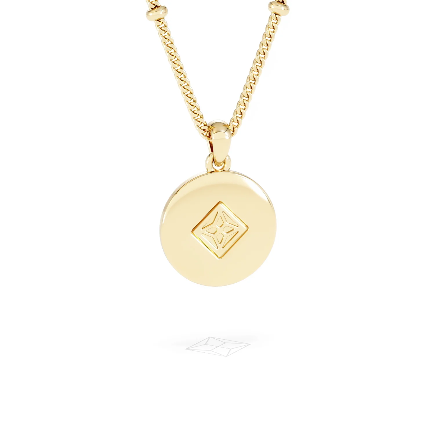 Astrology Leo 0.07ct Lab Grown Diamond Medallion Pendant Necklace in 18K Gold Vermeil - Image 52