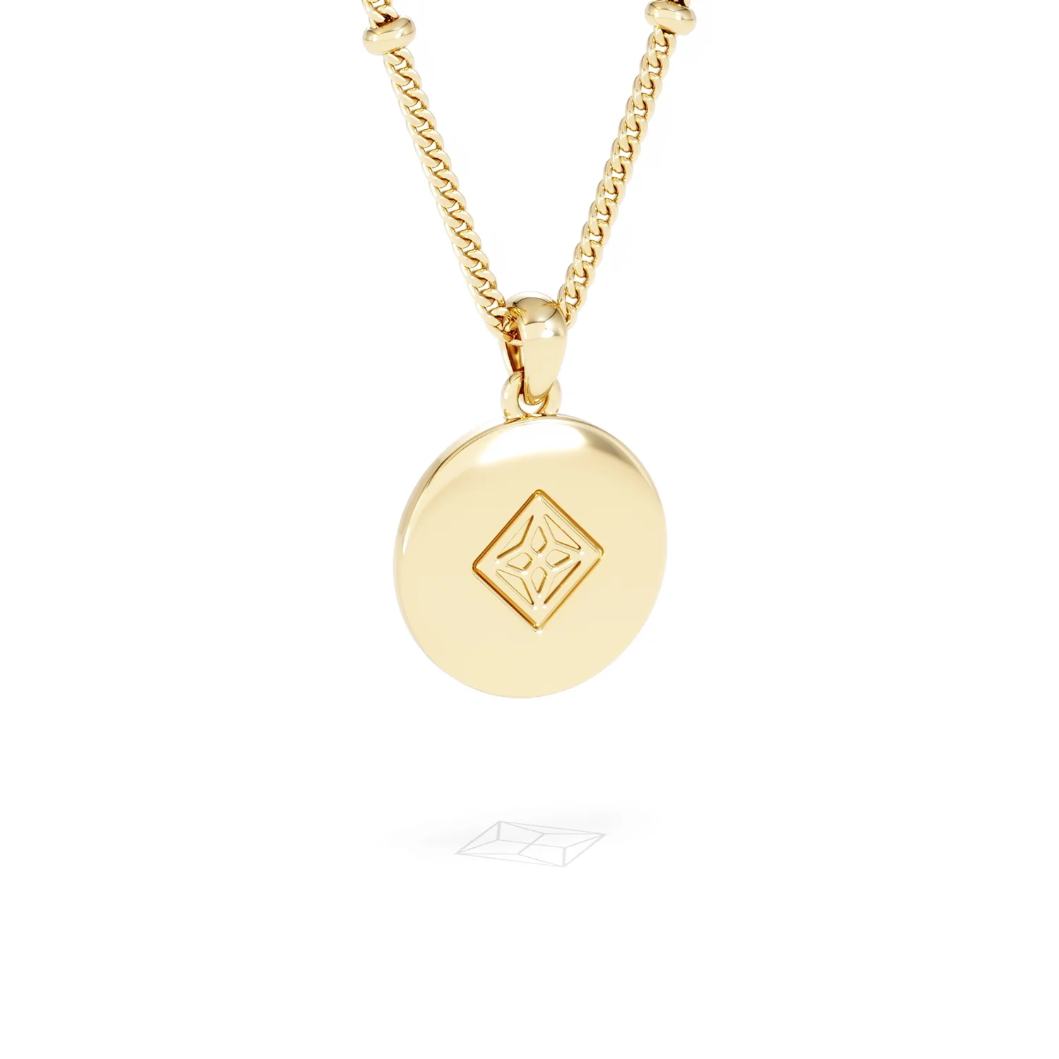 Astrology Leo 0.07ct Lab Grown Diamond Medallion Pendant Necklace in 18K Gold Vermeil - Image 54