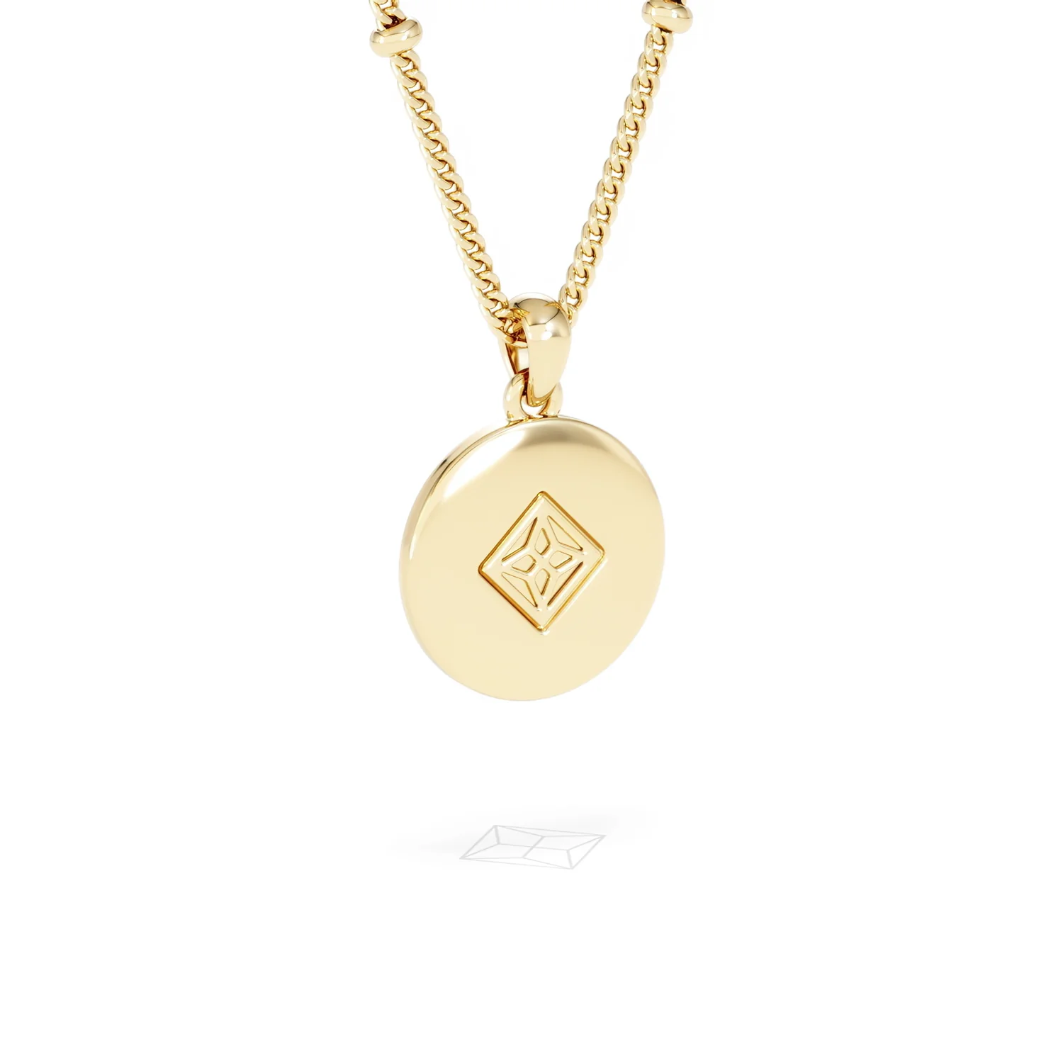 Astrology Leo 0.07ct Lab Grown Diamond Medallion Pendant Necklace in 18K Gold Vermeil - Image 55