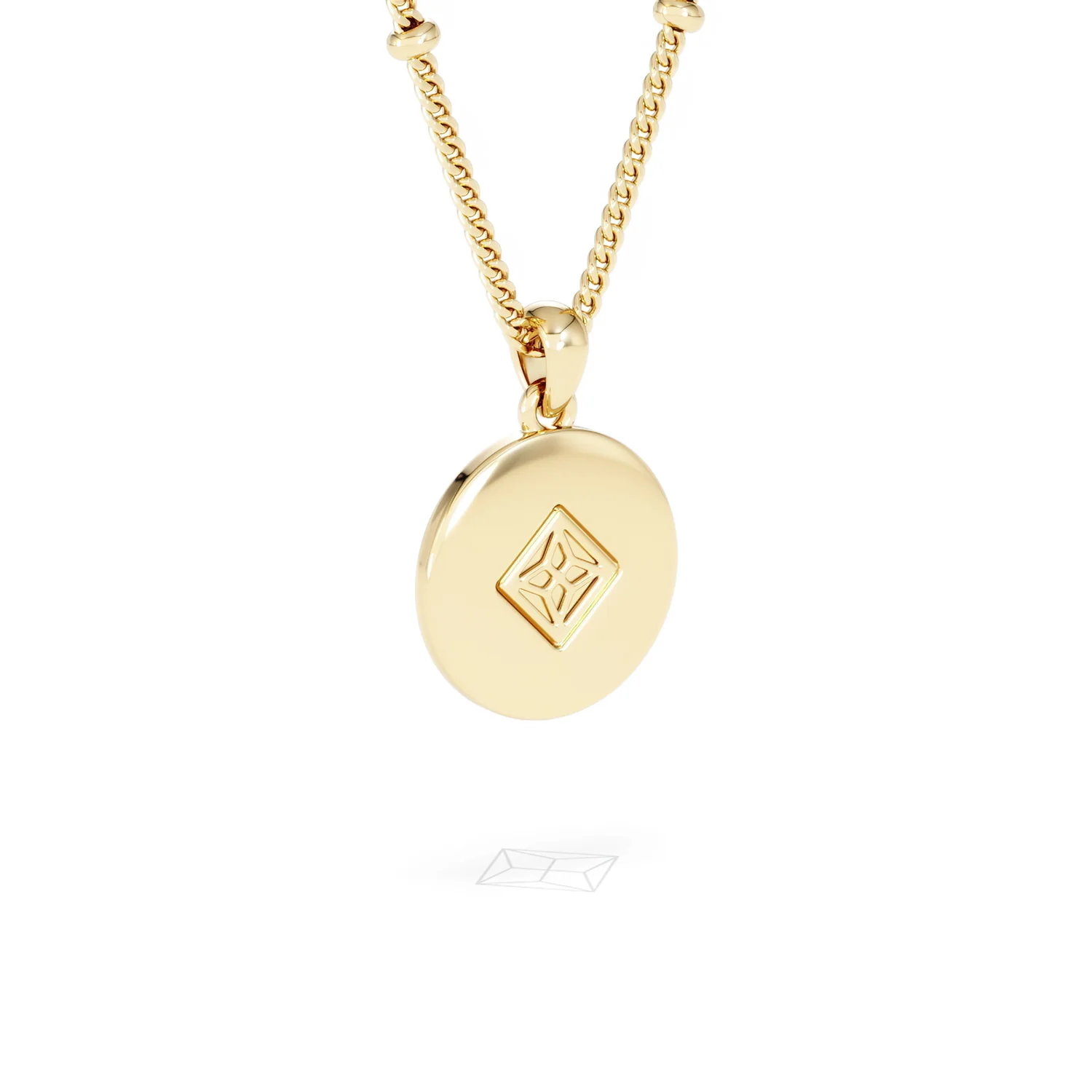 Astrology Leo 0.07ct Lab Grown Diamond Medallion Pendant Necklace in 18K Gold Vermeil - Image 56