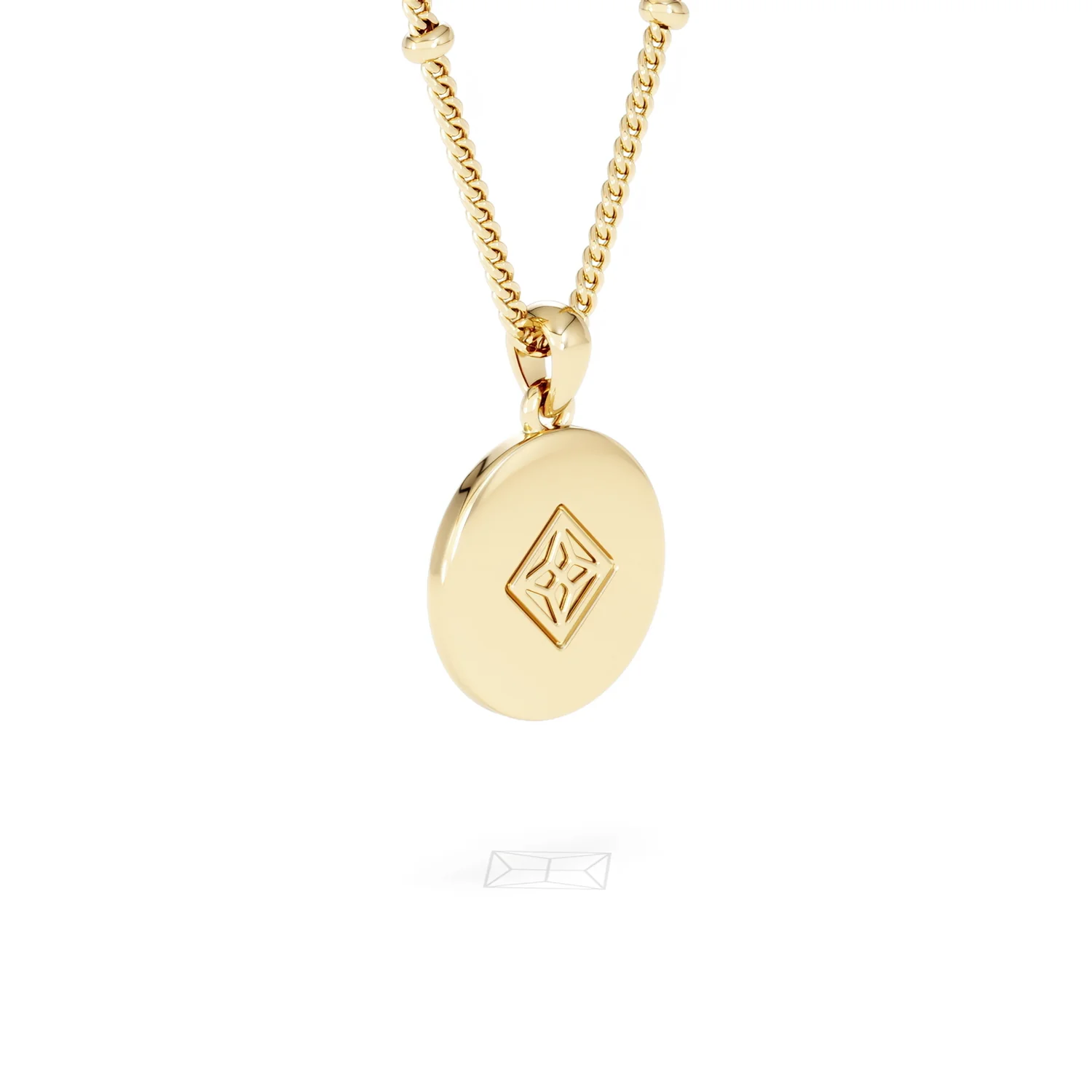 Astrology Leo 0.07ct Lab Grown Diamond Medallion Pendant Necklace in 18K Gold Vermeil - Image 58