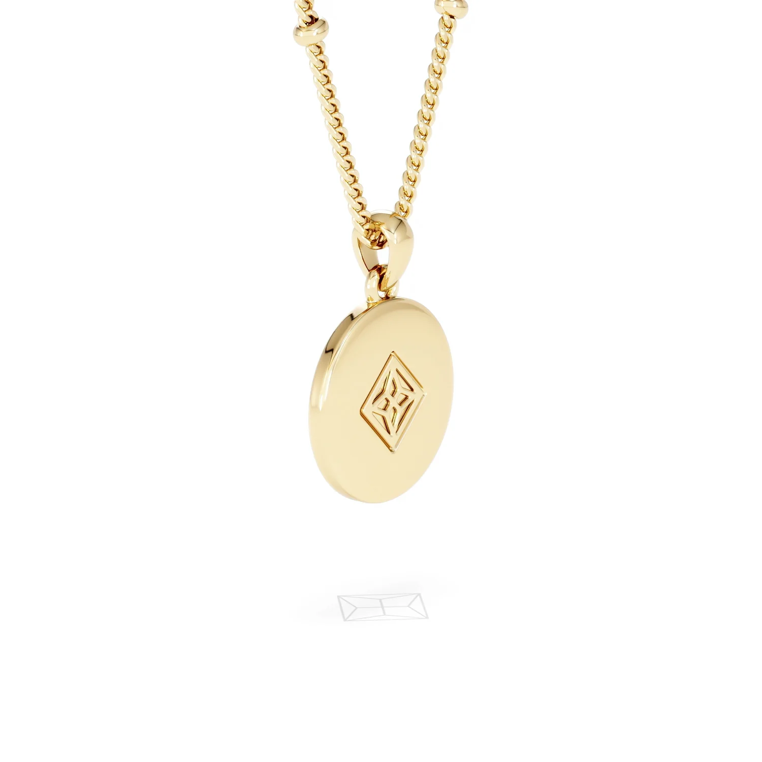 Astrology Leo 0.07ct Lab Grown Diamond Medallion Pendant Necklace in 18K Gold Vermeil - Image 60