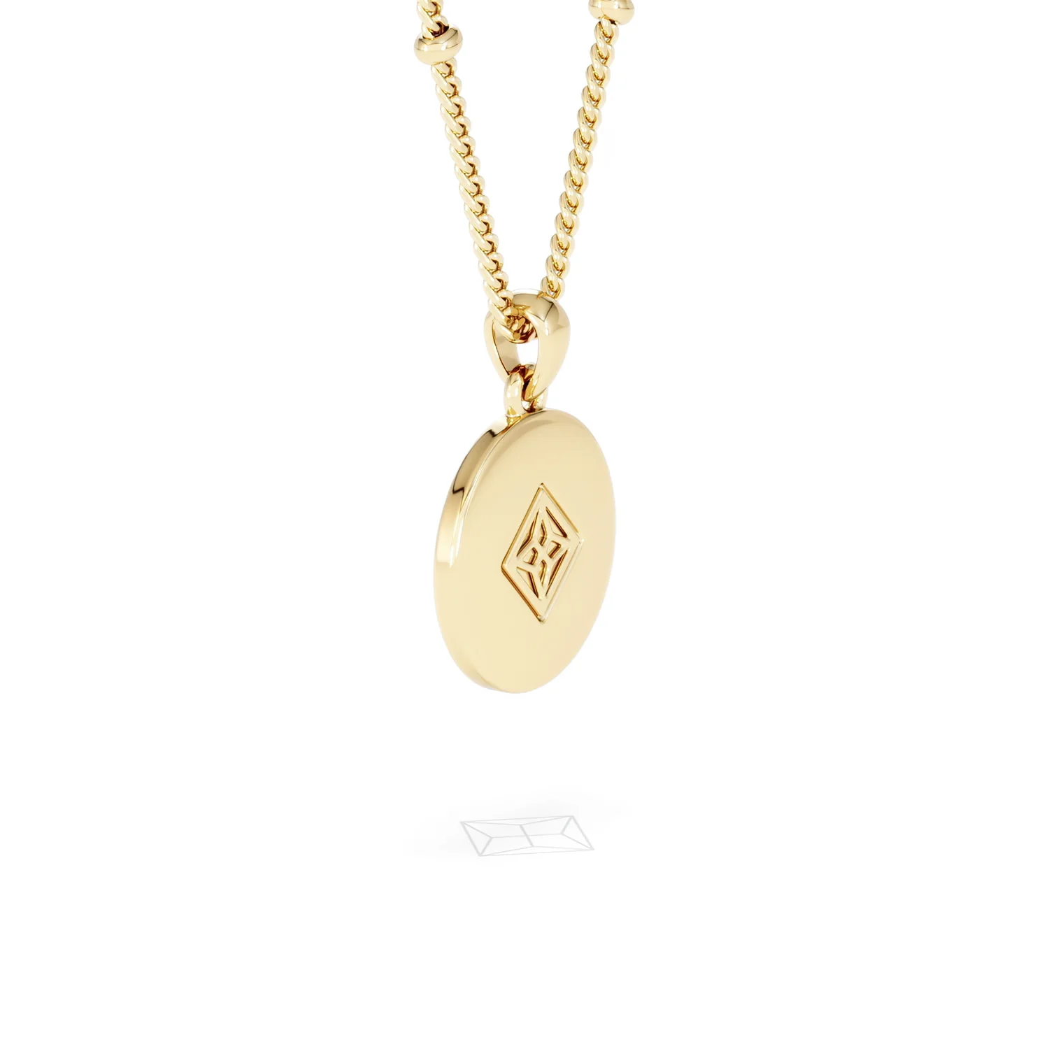 Astrology Leo 0.07ct Lab Grown Diamond Medallion Pendant Necklace in 18K Gold Vermeil - Image 61