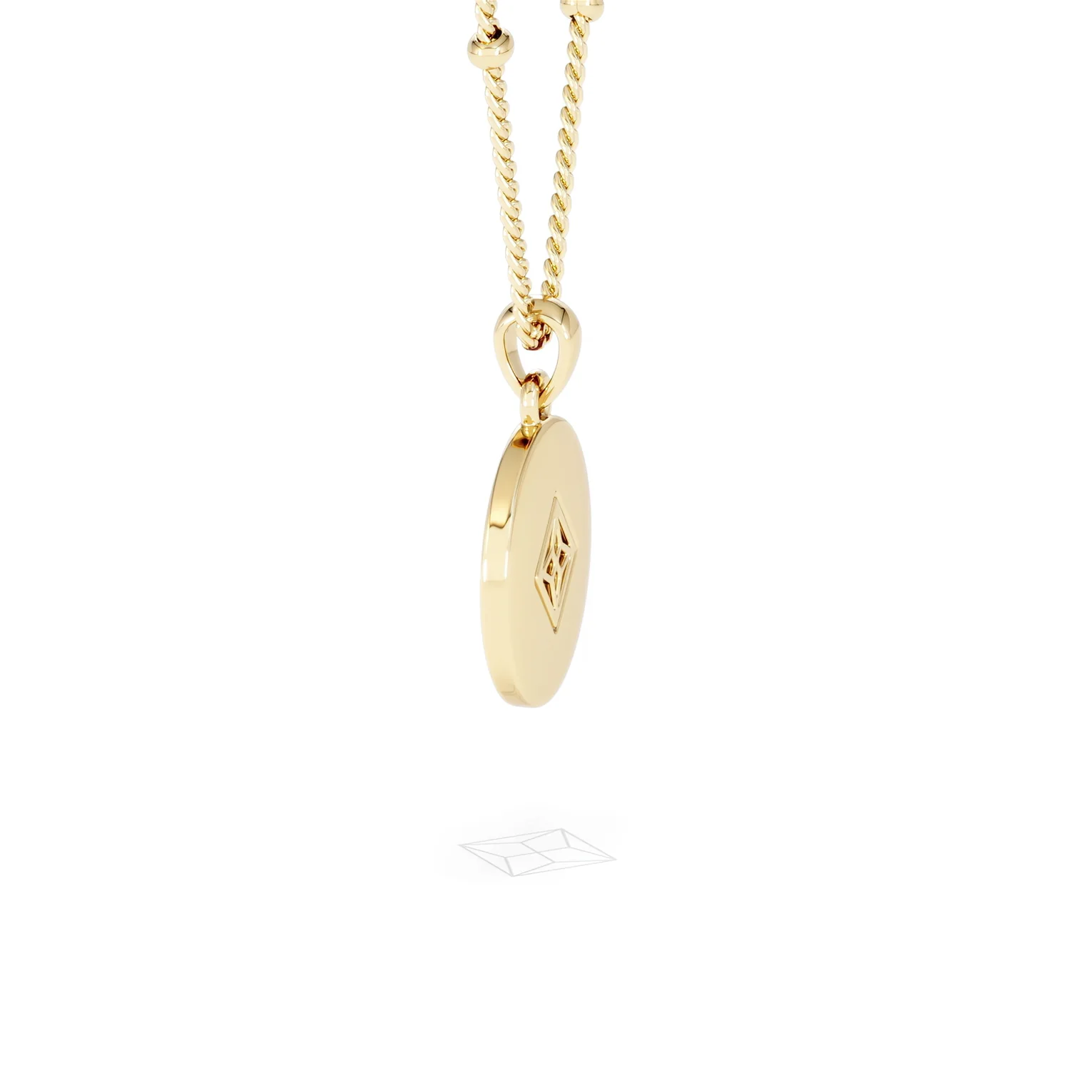 Astrology Leo 0.07ct Lab Grown Diamond Medallion Pendant Necklace in 18K Gold Vermeil - Image 65