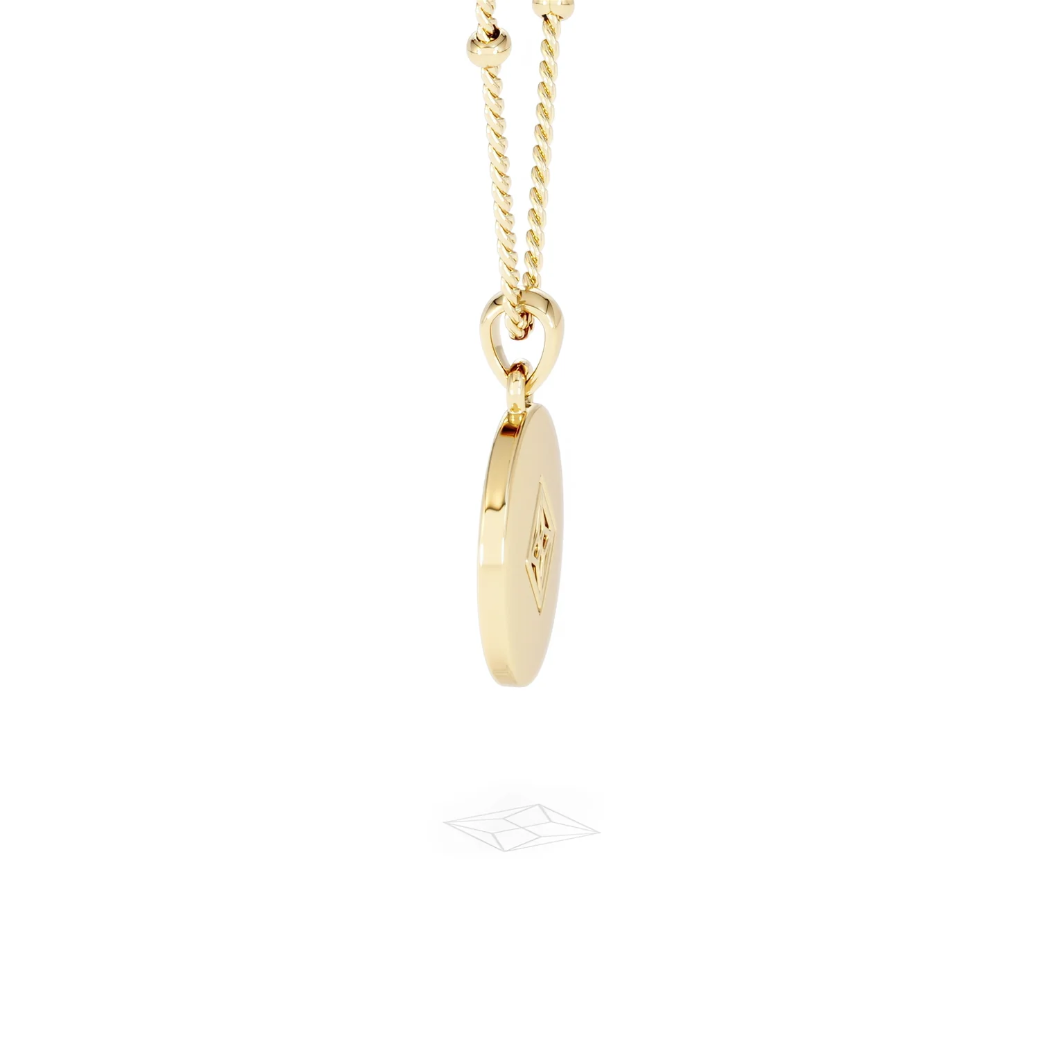 Astrology Leo 0.07ct Lab Grown Diamond Medallion Pendant Necklace in 18K Gold Vermeil - Image 66