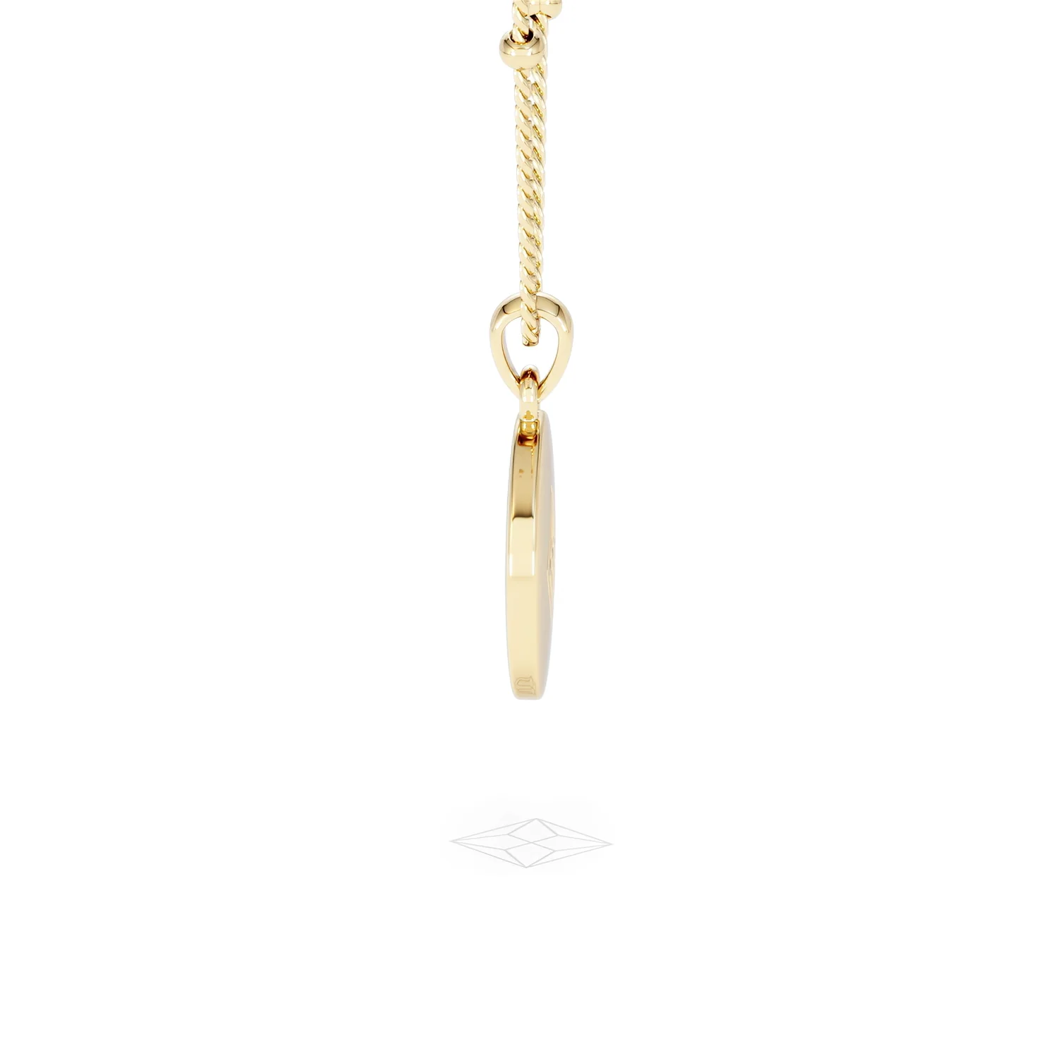Astrology Leo 0.07ct Lab Grown Diamond Medallion Pendant Necklace in 18K Gold Vermeil - Image 68