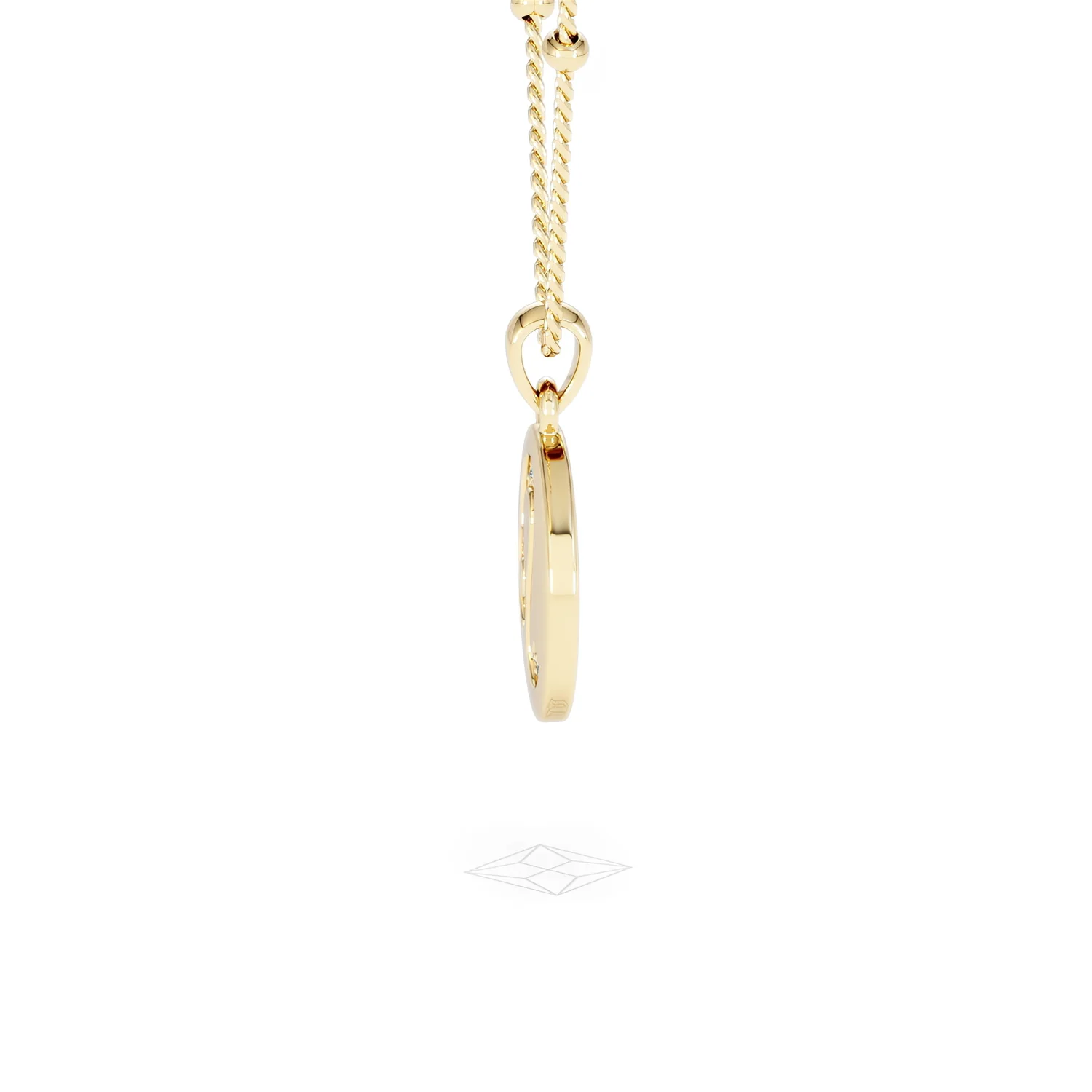 Astrology Leo 0.07ct Lab Grown Diamond Medallion Pendant Necklace in 18K Gold Vermeil - Image 70
