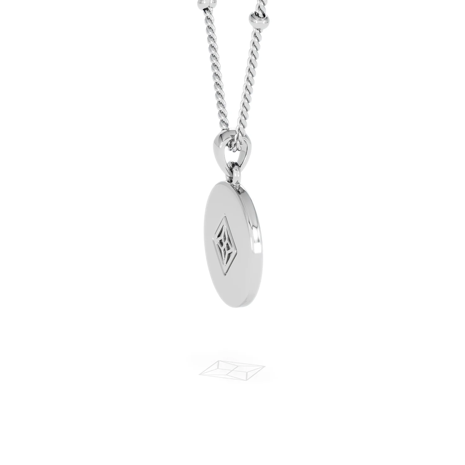 Astrology Leo 0.07ct Lab Grown Diamond Medallion Pendant Necklace in Sterling Silver - Image 34