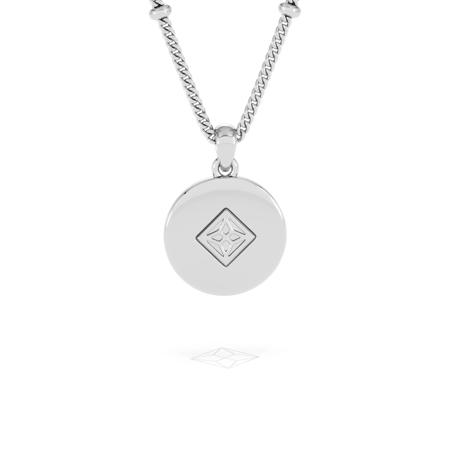 Astrology Leo 0.07ct Lab Grown Diamond Medallion Pendant Necklace in Sterling Silver - Image 50