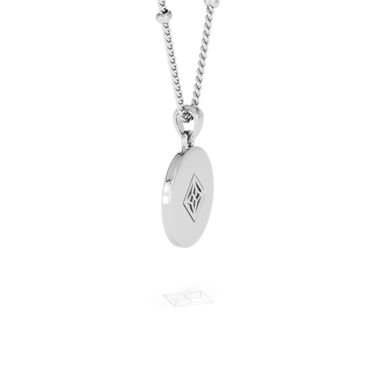 Astrology Leo 0.07ct Lab Grown Diamond Medallion Pendant Necklace in Sterling Silver - Image 63