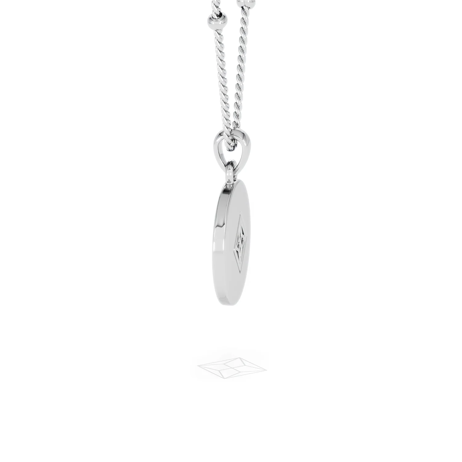 Astrology Leo 0.07ct Lab Grown Diamond Medallion Pendant Necklace in Sterling Silver - Image 66