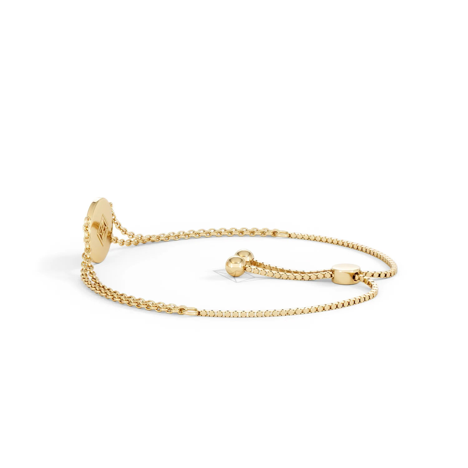 Astrology Libra 0.07ct Lab Grown Diamond Adjustable Medallion Bracelet 18K Gold Vermeil - Image 65