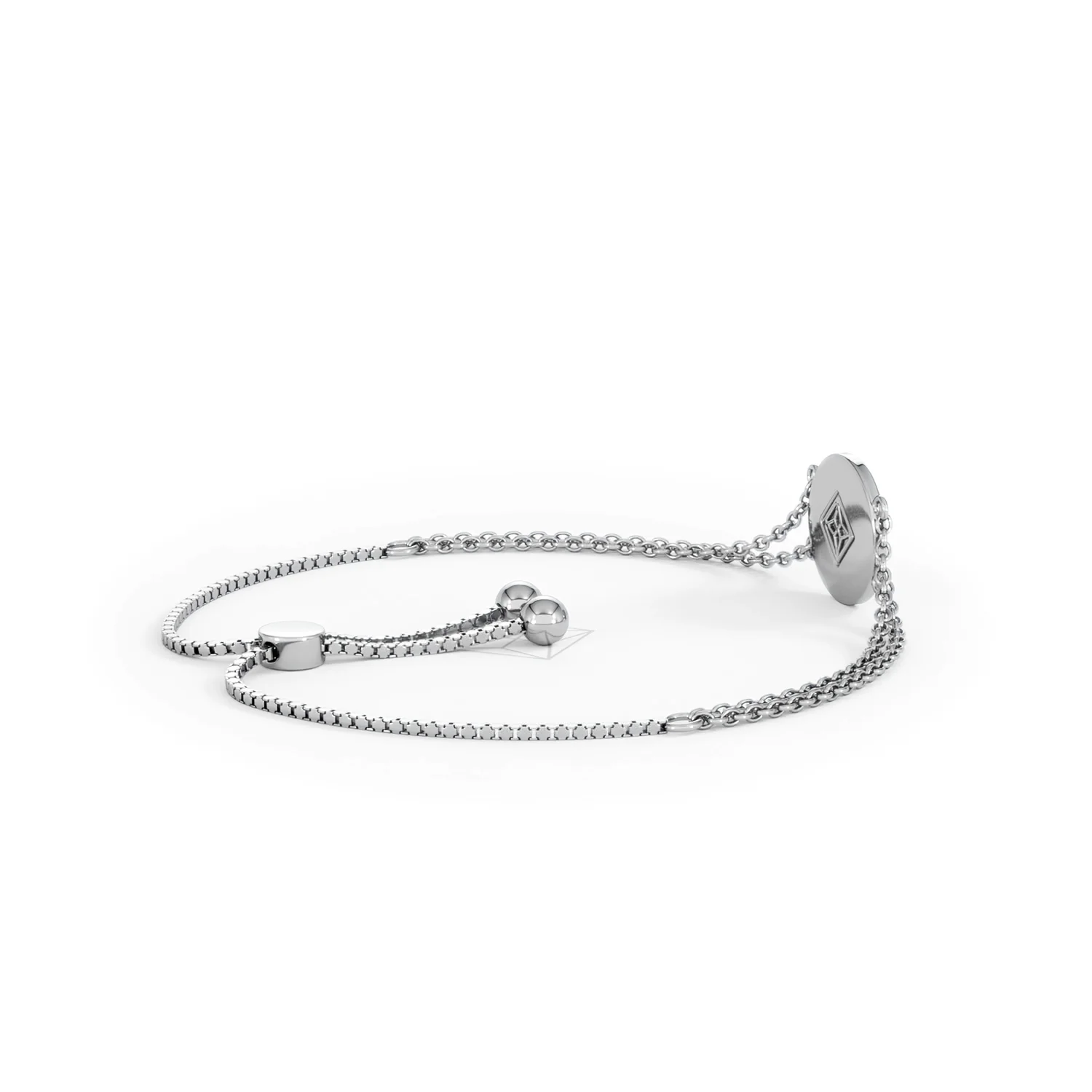 Astrology Libra 0.07ct Lab Grown Diamond Adjustable Medallion Bracelet Sterling Silver - Image 34
