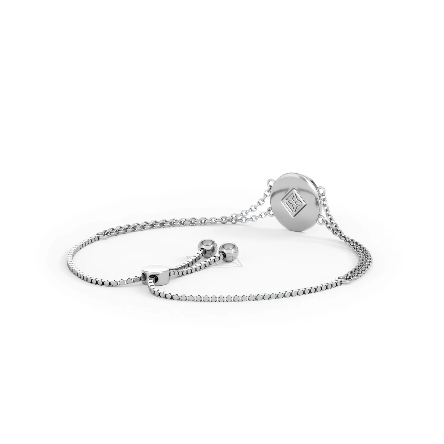 Astrology Libra 0.07ct Lab Grown Diamond Adjustable Medallion Bracelet Sterling Silver - Image 41