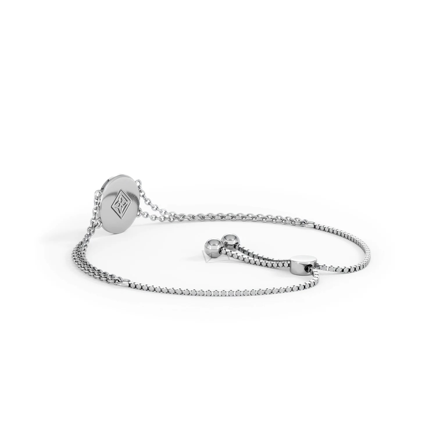 Astrology Libra 0.07ct Lab Grown Diamond Adjustable Medallion Bracelet Sterling Silver - Image 60