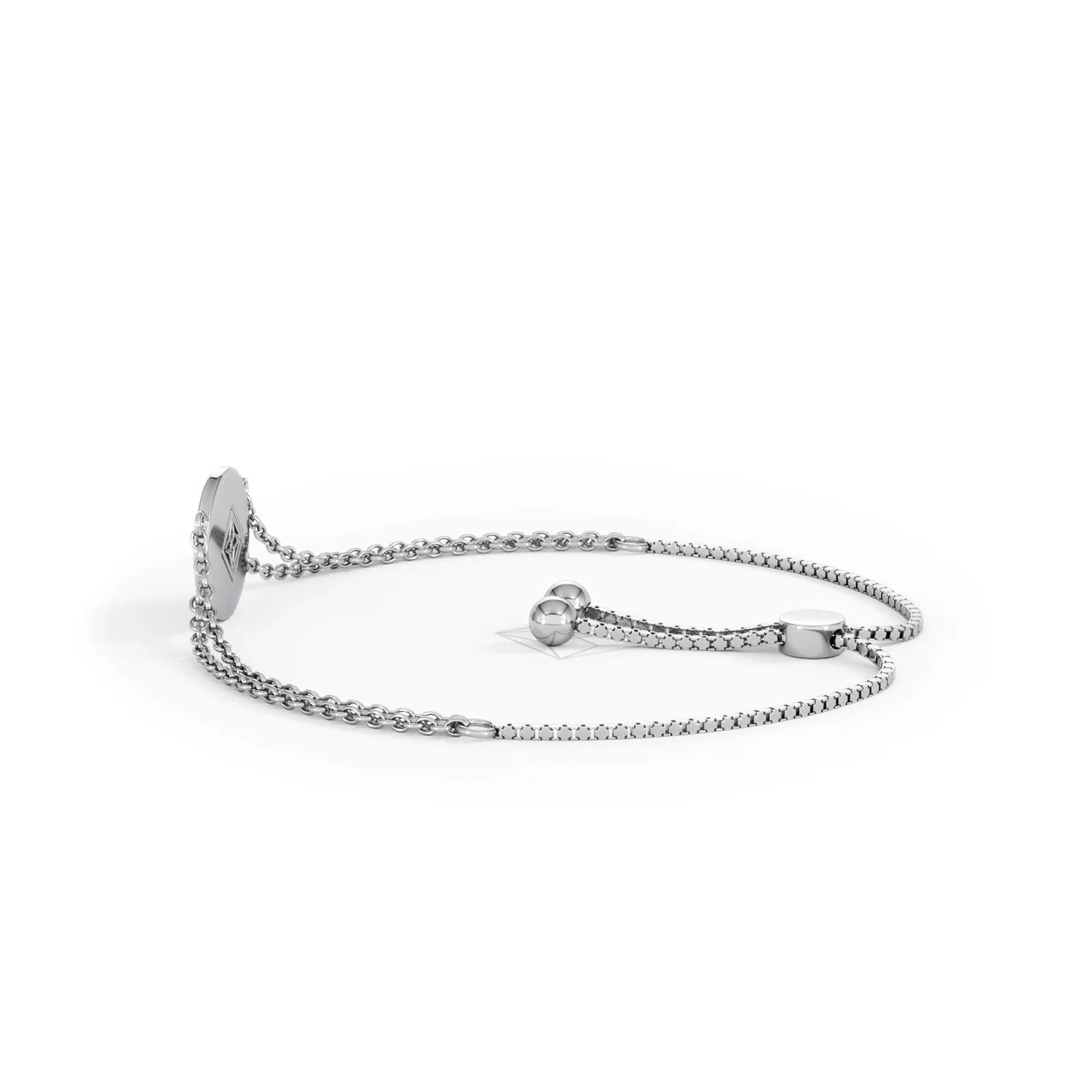 Astrology Libra 0.07ct Lab Grown Diamond Adjustable Medallion Bracelet Sterling Silver - Image 66