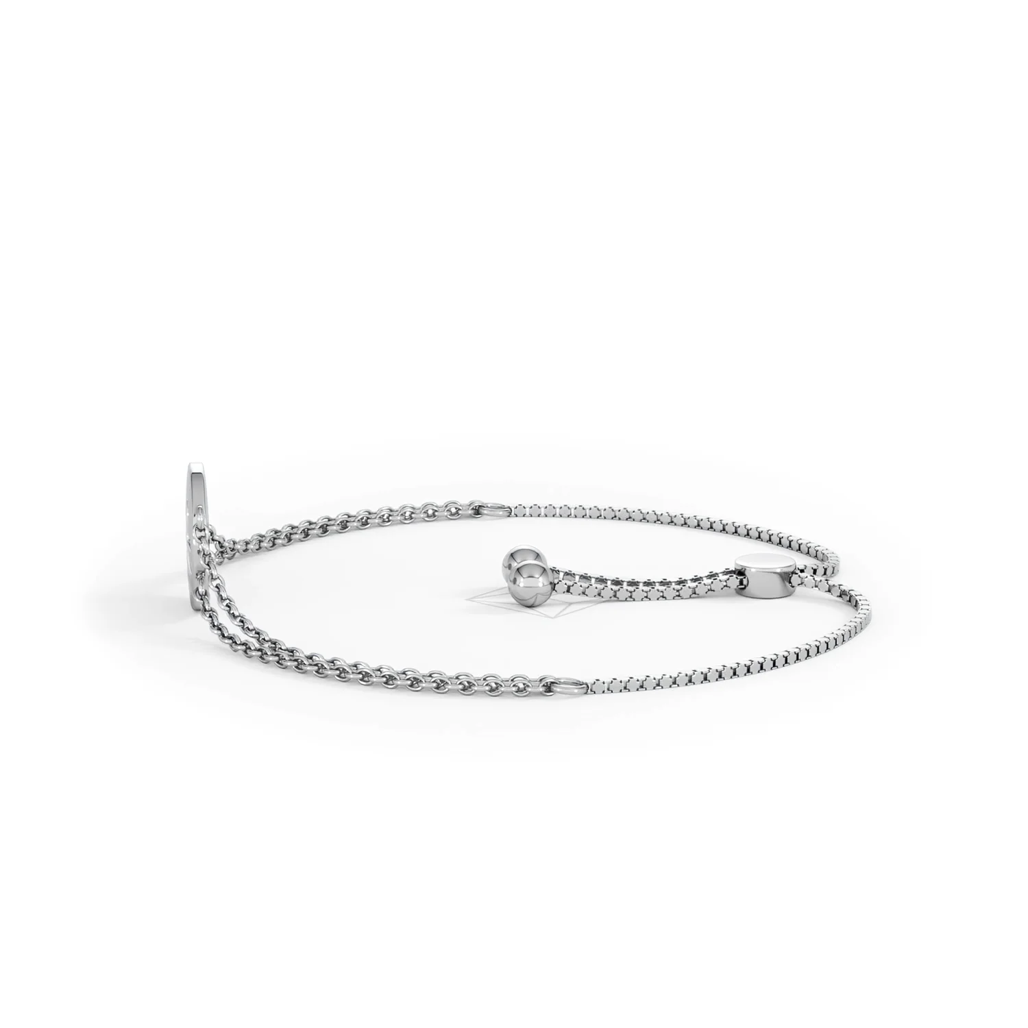 Astrology Libra 0.07ct Lab Grown Diamond Adjustable Medallion Bracelet Sterling Silver - Image 70