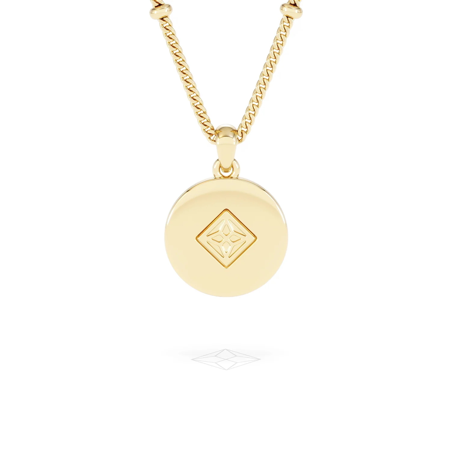Astrology Libra 0.07ct Lab Grown Diamond Medallion Pendant Necklace in 18K Gold Vermeil - Image 48