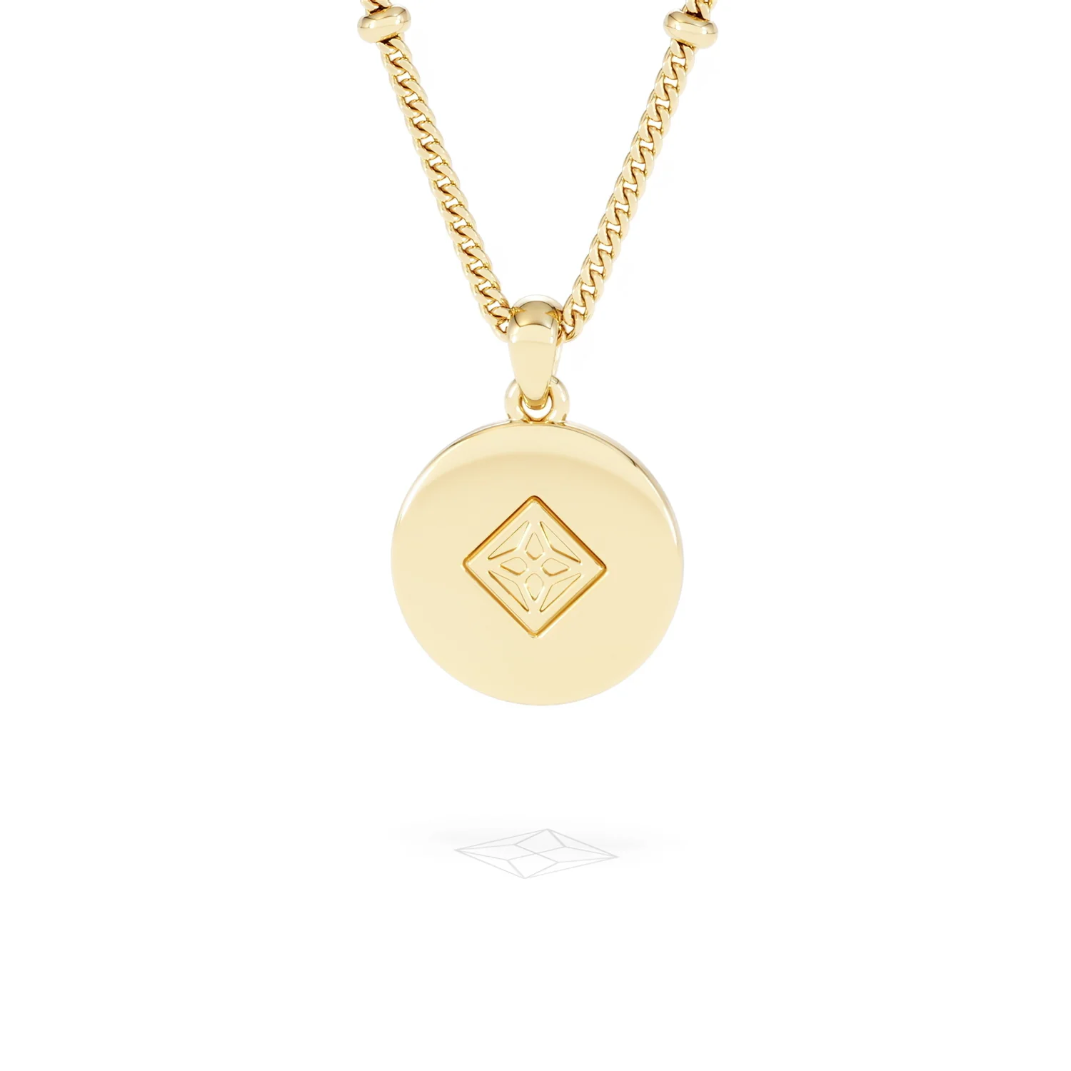 Astrology Libra 0.07ct Lab Grown Diamond Medallion Pendant Necklace in 18K Gold Vermeil - Image 50