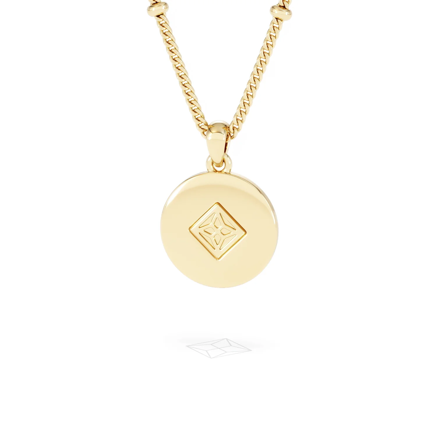 Astrology Libra 0.07ct Lab Grown Diamond Medallion Pendant Necklace in 18K Gold Vermeil - Image 51