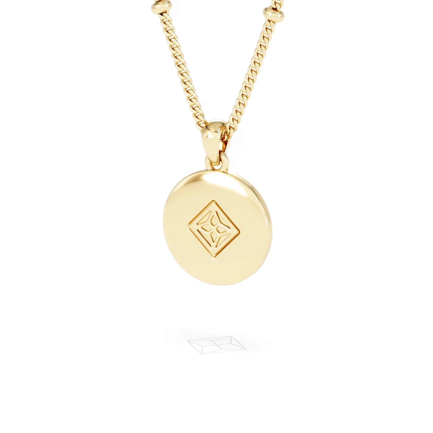 Astrology Libra 0.07ct Lab Grown Diamond Medallion Pendant Necklace in 18K Gold Vermeil - Image 54